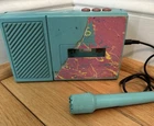 Vintage 1984 Barbie And The Rockers Cassette Player with Microphone