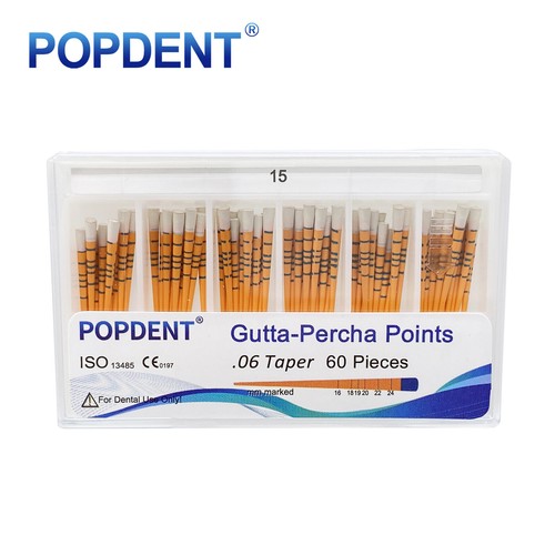 Dental Gutta Percha Points Endo .02/.04/.06 Taper for Root Canal 15-40 - Picture 9 of 25