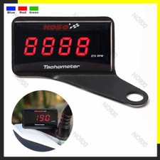 Rpm Digital Inductive Tachometerwaterproof Tiny Digital Hour Tach Meter Red