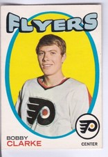 1971 OPC #114 BOBBY CLARKE (HOF) EX/MT Philadelphia FLYERS o-pee-chee 2nd Year  