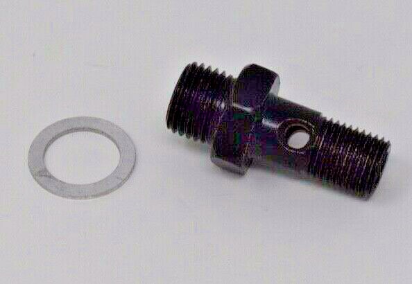 High Volume Fuel Rail Banjo Bolt With Hole For AEM Honda Acura B D K Series 🇺🇸