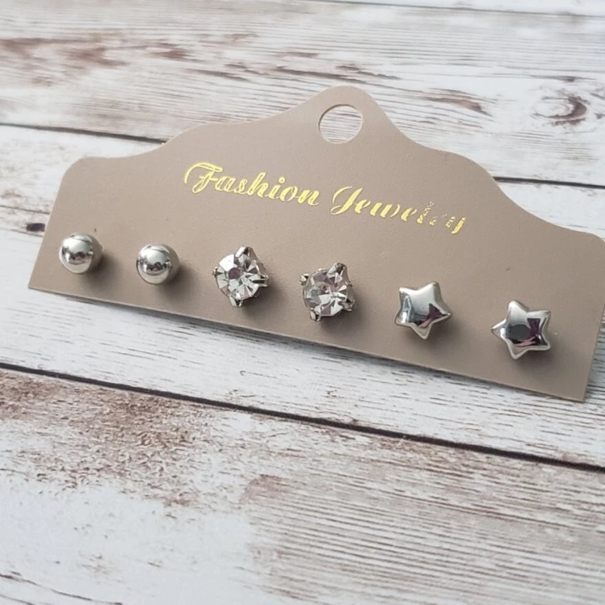 3 pairs 2024 of earrings