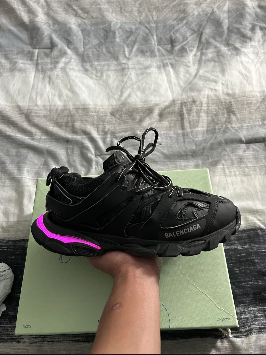 Balenciaga LED Track Sneaker in Black FWRD #13 Balenciaga LED Track Sneaker in Black FWRD