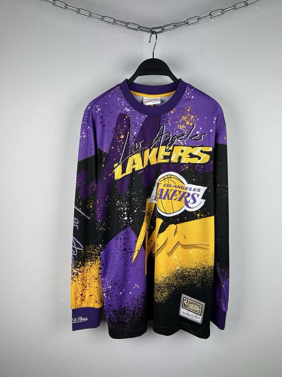 Mitchell & Ness Los Angeles Lakers Hyper Hoops Moto Long Sleeve 