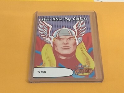 2023 Fleer Ultra Marvel Wolverine Pop Culture Card PC-26 Thor SP Nice