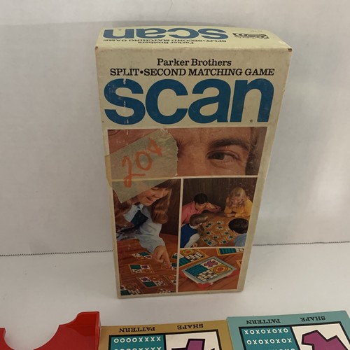 Vintage Scan Split Second Matching Game By Parker Brothers Complete 1970 No 750 - Picture 6 of 8