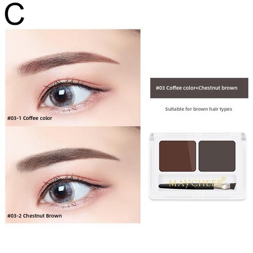 Double Color Eyebrow Powder Natural Three dimensional Waterproof and Sweatproof△ - Picture 18 of 20