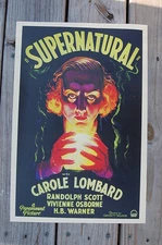 Supernatural Lobby Card Movie Poster Carole Lombard