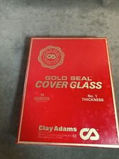 Gold Seal Microscope Slide Covers - 10oz - 24x50mm - Thickness 1 3322 NOS