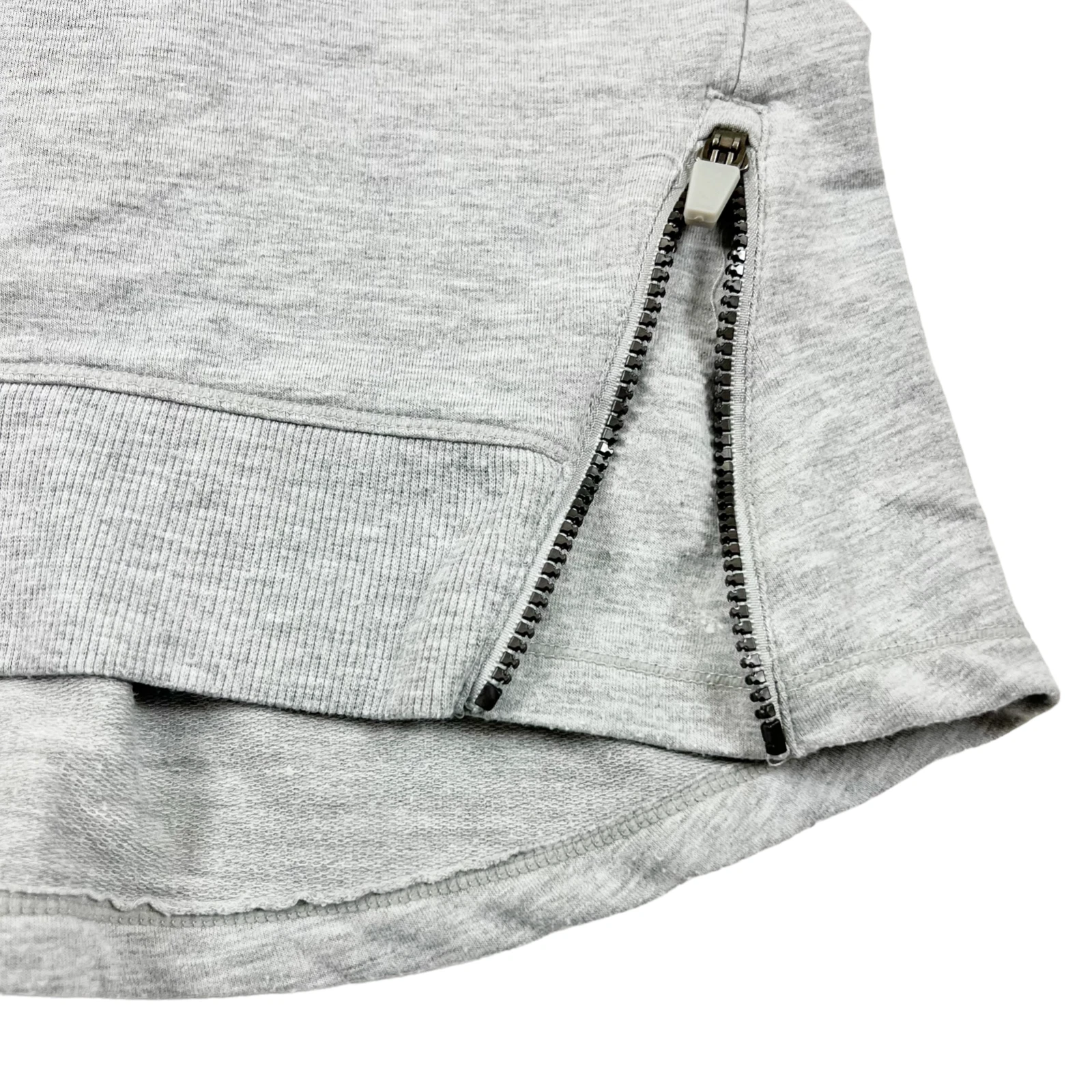 yogalicious long sleeve soft zip hem pullover thumb hole sweatshirt