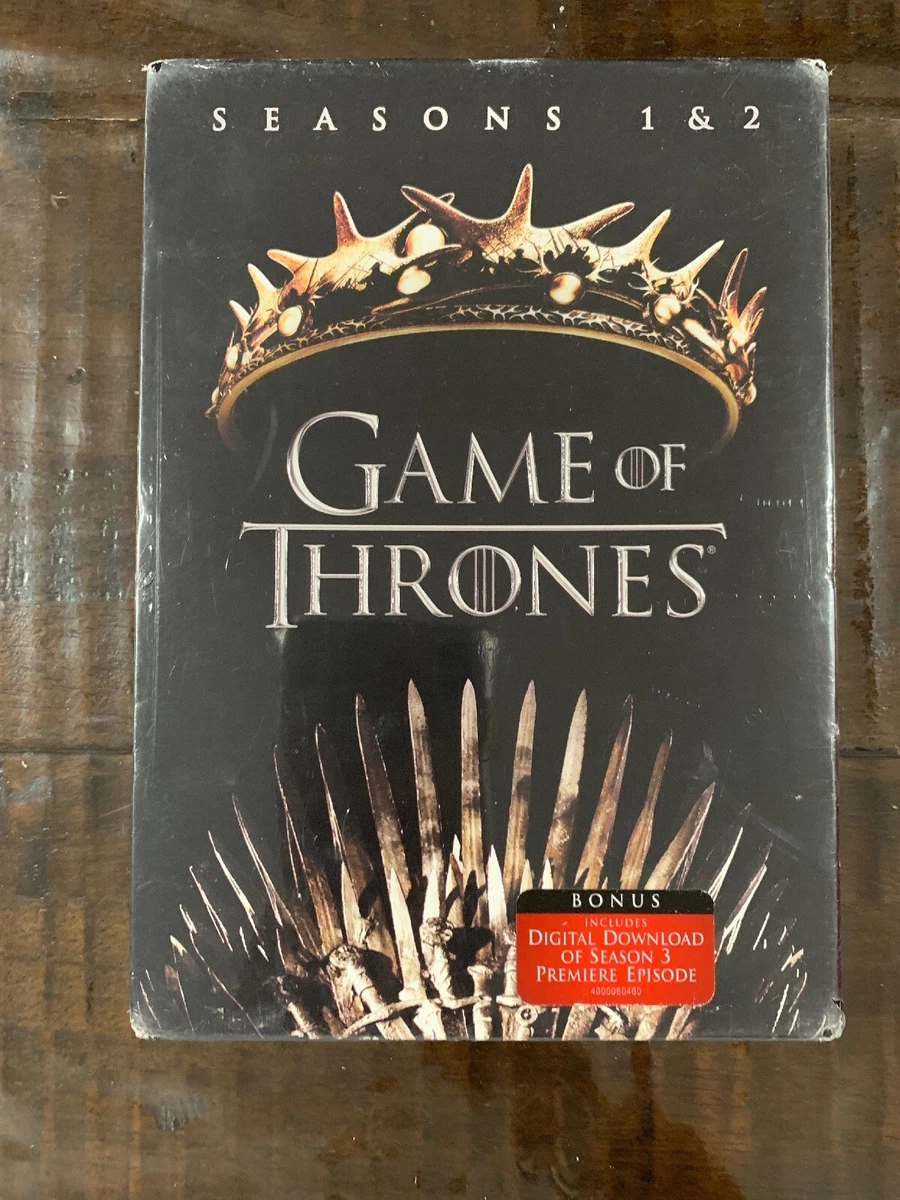 Brand New Game Of Thrones Seasons 1 2 DVD Set