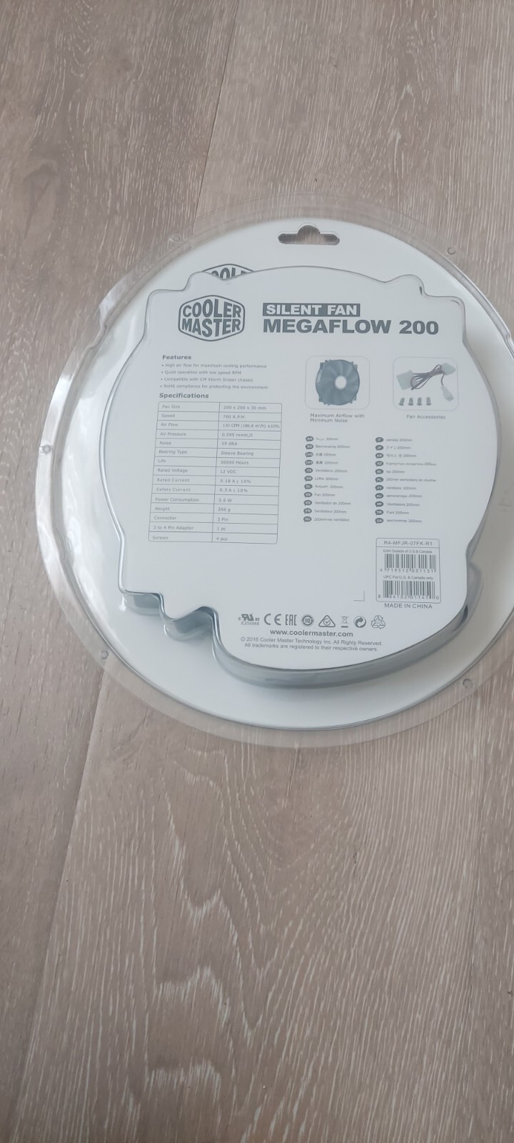 Cooler Master R4MFJR07FKR1 Case Fan