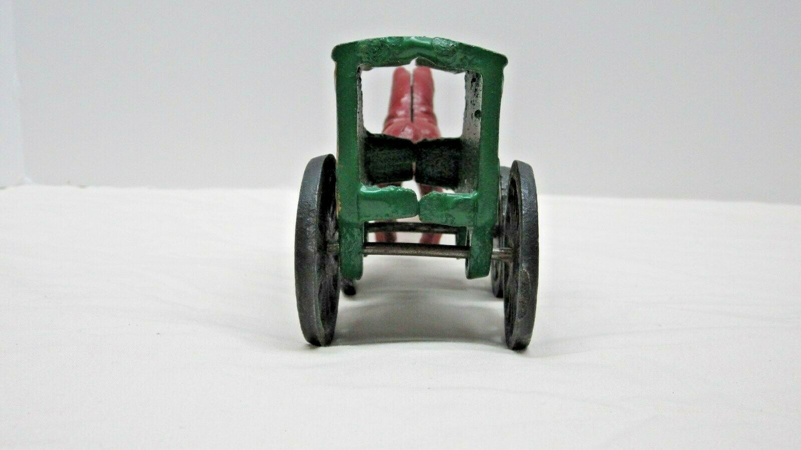 Vintage Cast Iron US Mail Horse Drawn Buggy eBay