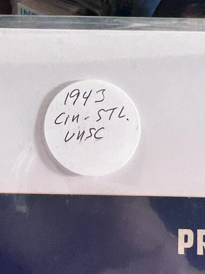 🔥1943 Cincinnati Reds Baseball Program vs Cardinals Unscored HIGH GRADE!🔥 - Image 4 of 4