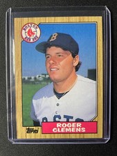 1987 Topps Roger Clemens #340 Red Sox!!!