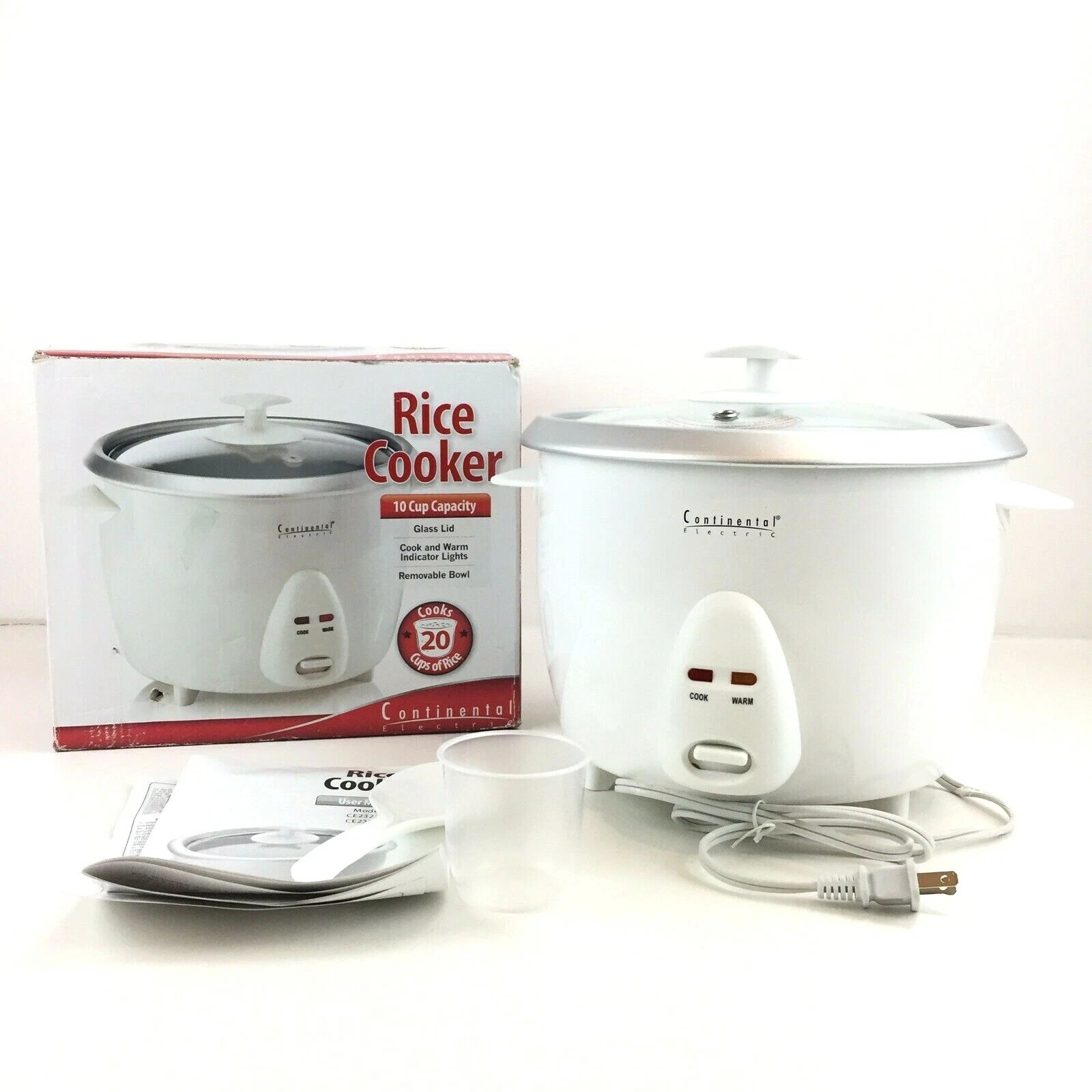 Continental Electric 10-Cup Rice Cooker - Model CE23241