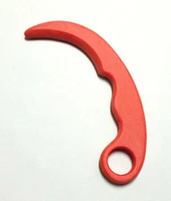 Kalaj Kutter Training Knife Karambit Pencak Silat Red Crafted Knives Kali Arnis