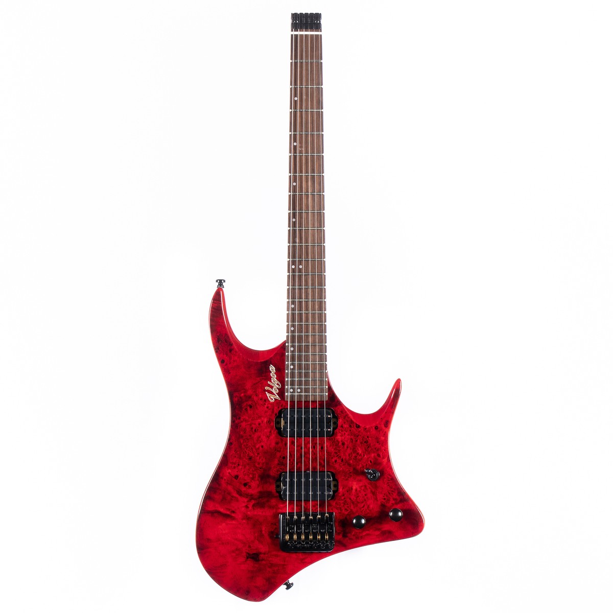 Volgoa GTWT-01 6-String Headless Electric Guitar Flame Maple Volgoa GTWT-01 6-String Headless Electric Guitar Flame Maple