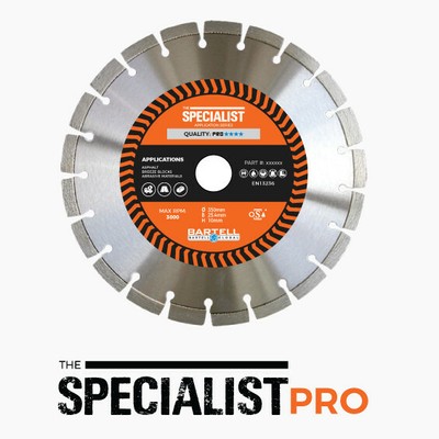 12 Zoll (300 mm) Spezialist Diamantsägeblatt für Asphalt, Breezeblock, weiches Material
