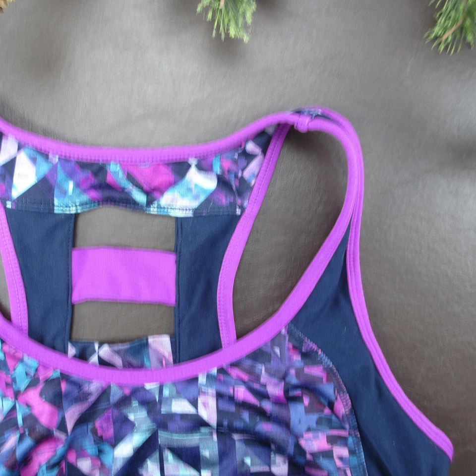 Sujetador Deportivo Avia Talla L Azul Inalámbrico Acolchado Ajustable Pullover Foto 4 de 4