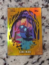 Cri-Kee 2025 Topps Disney Wonder Furry Friends Mulan #FF-17 Gold /50