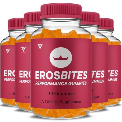 (5 Pack) Eros Bites Performance Gummies, ErosBites Supplement (5 Month Supply)