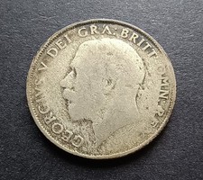 1921 Shilling - 50% Silver - King George V - British Coin