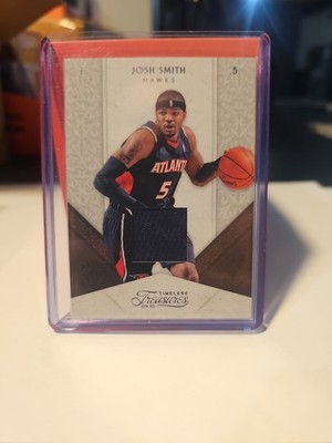 2009-10 Panini Timeless Treasures Jersey Card #34 Josh Smith /100