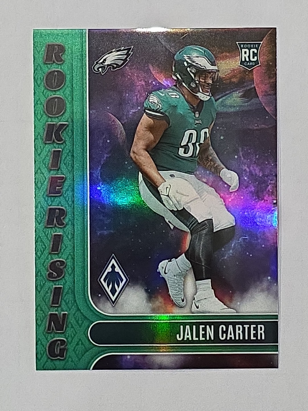 Jalen Carter Panini Phoenix Rookie Rising #RIS7 Green
