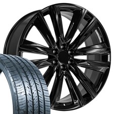 26x10 Black 4869 Wheels 29530r26 As Tires Set Fit Silverado Tahoe Suburban 26x10 Black 4869 Wheels 29530r26 As Tires Set Fit Silverado Tahoe Suburban