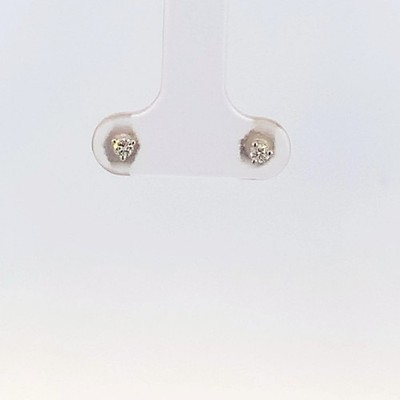 14KW Gold Diamond Earrings Apx 1/10 C.T.W. 0.44g NEW (SB1100614)