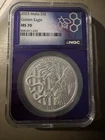 2025 Malta S5 Euro Golden Eagle 1oz 999.9 Fine Silver NGC MS70 in TraderBea Slab