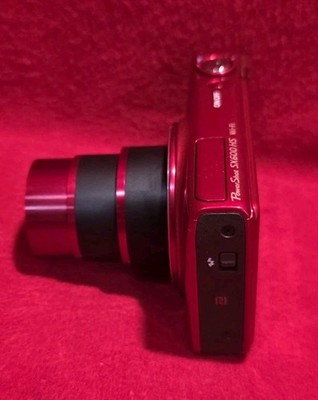 Canon PowerShot SX600 HS 16.0MP Digital Camera - Red for sale