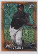 2016 Bowman Chrome Prospects Orange Shimmer Refractor Jose Adames #BCP220 c5r
