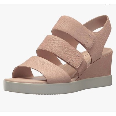 Women s Ecco Shape Wedge Plateau Comfort Sandal in Rose Poussiere EU 40 US 9.5