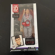 1D One Direction ZAYN MALIK Singing Doll 12" Hasbro 2011 needs batteries NEW