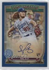 2020 Topps Gypsy Queen Indigo 6/150 Dustin May #GQA-TG Auto 0rd2