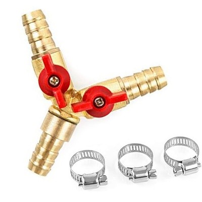 Reliable For Joinery Faucet Air Water Gas Y Splitter for Easy Hose Connection