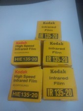 5 Kodak IE 135-20 Ektachrome Infrared Film 2 Are High Speed All Expired