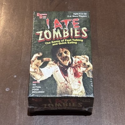 I Ate Zombies Party Card Deck Game University Games 01575 Sealed Complete NEW