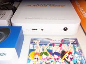 Mega Engine White Console PC Engine Turbo Duo Sega CD PCEWorks PCE Works Drive