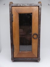 Scaffale a forma di mattone legno metallo porta vetro mensola da parete stile country rustico decorazione nuovo