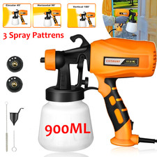 Electric Spray Gun 900ML Airless HVLP Paint Sprayer Handheld DIY High Pressure