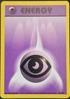 1999 Vintage Pokemon Base Set card Psychic Energy - Wizards of the Coast 101/102