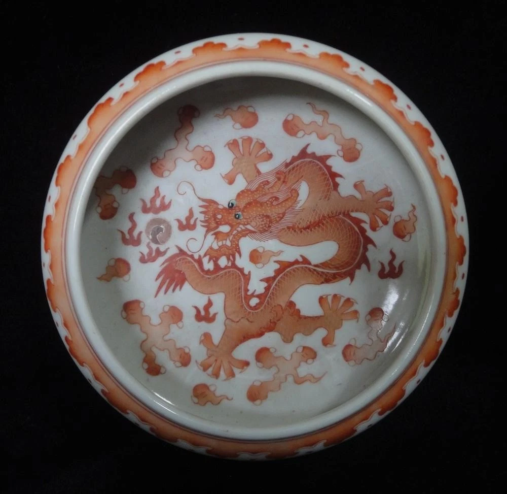 中国 平丸形洗筆小（皿）　u6260414 Antique Chinese Brush Washers for sale | eBay