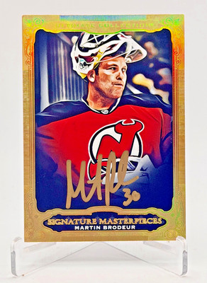 2022/23 Upper Deck Ultimate Martin Brodeur Auto Gold Signature Masterpieces SSP