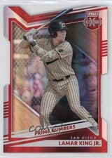 2022 Panini Elite Extra Edition Prime Numbers C Die-Cut /213 Lamar King Jr 2u3