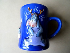 Eeyore Mug - Disney Store - Winnie the Pooh - Large - Embossed 3D Mug – Purple