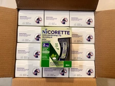 Nicorette 2mg Mini Lozenge *Lot of 12* - Mint - 81ct (expires 09/26)