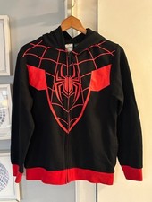 Official Marvel SPIDER-MAN Miles Morales Full Zip Hoodie Sweatshirt Youth XXL